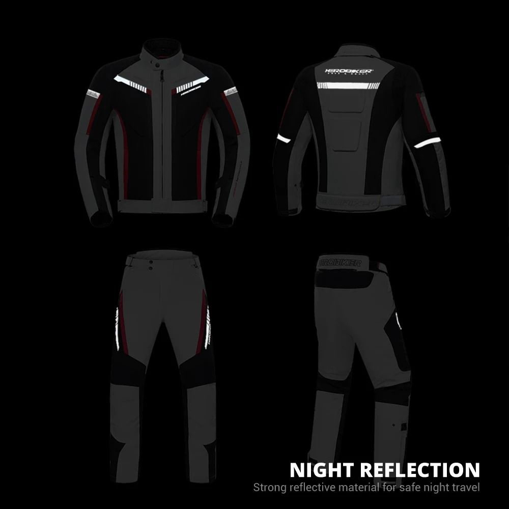 Waterproof Motorcycle Jacket And Pants Set 4
