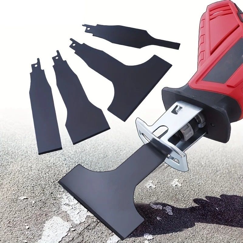 4 Piece Heavy Duty Reciprocating Saw Scraper Set 0