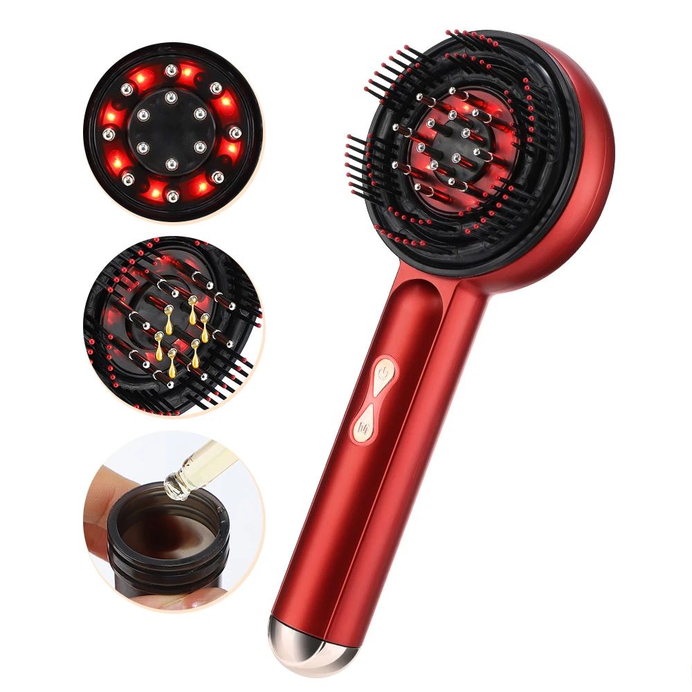 LED Scalp Massager Comb For Hair Growth And Relaxation 9