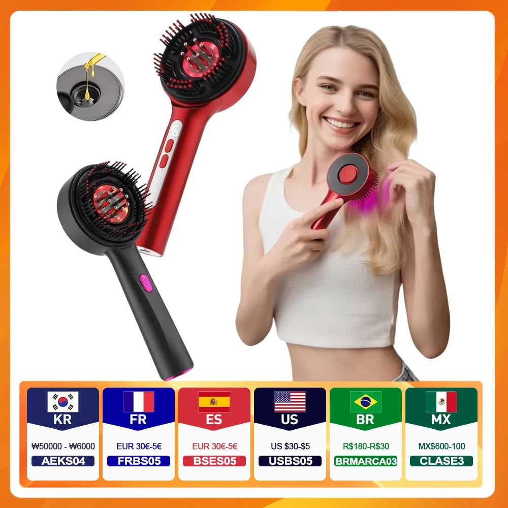 LED Scalp Massager Comb For Hair Growth And Relaxation 1