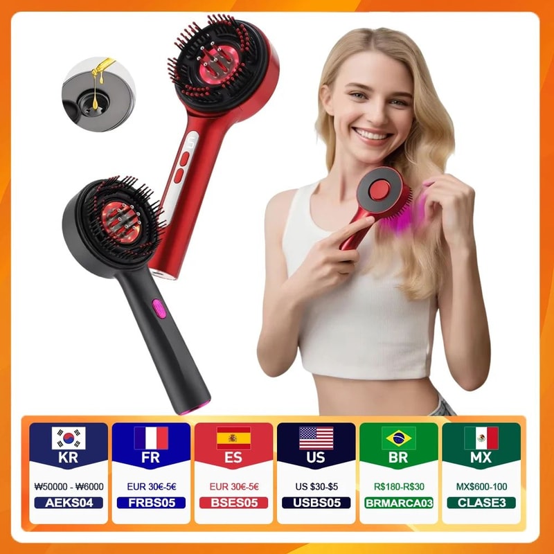 LED Scalp Massager Comb For Hair Growth And Relaxation 1