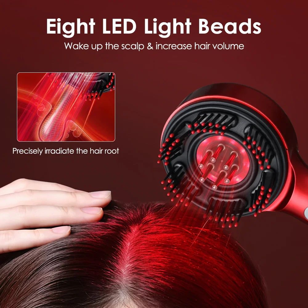 LED Scalp Massager Comb For Hair Growth And Relaxation 4