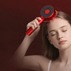 led scalp massager comb for hair growth and relaxation