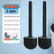 Wall Mounted Silicone Toilet Brush Set With Holder 6