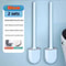 Wall Mounted Silicone Toilet Brush Set With Holder 7