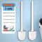 Wall Mounted Silicone Toilet Brush Set With Holder 10