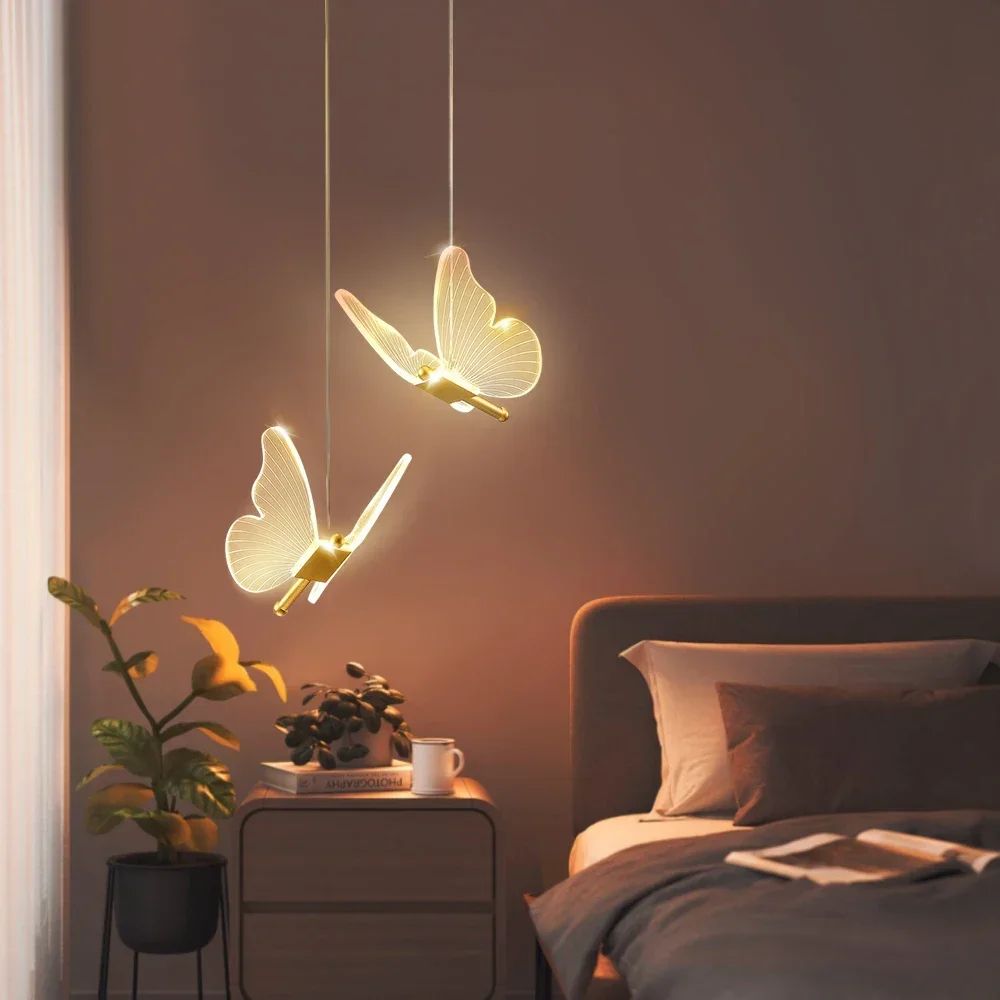 LED Butterfly Pendant Light For Modern Home Decoration 0