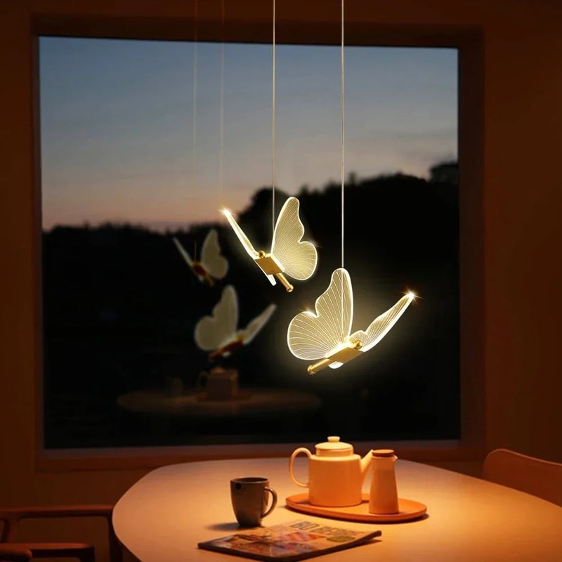 LED Butterfly Pendant Light For Modern Home Decoration 5