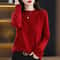 Womens Cozy Knit Pullover Sweater For Autumn And Winter 8