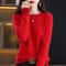 Womens Cozy Knit Pullover Sweater For Autumn And Winter 17