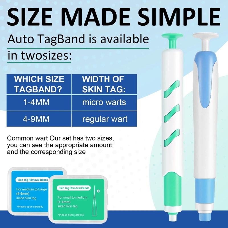 2in1 Skin Tag Removal Tool Kit With Cleansing Swabs 1