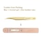 Precision Anti Slip Eyelash Extension Tweezers with Stainless Steel Fiber Tip.