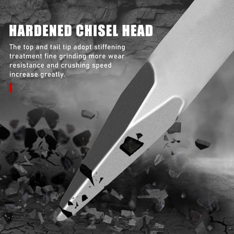 Precision Power Drill Chisel Bit Set For Tile And Concrete Work 1