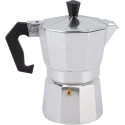 aluminum moka coffee pot for home, office, and outdoor brewing