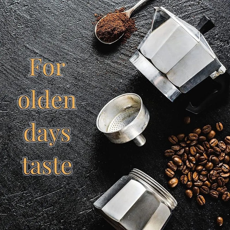 Aluminum Moka Coffee Pot For Home Office And Outdoor Brewing 4