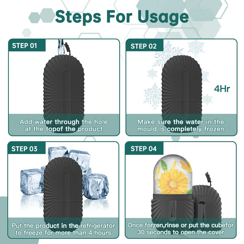 2in1 Facial Roller Gua Sha Set Cooling Ice Roller For Glowing Lifted Skin 8