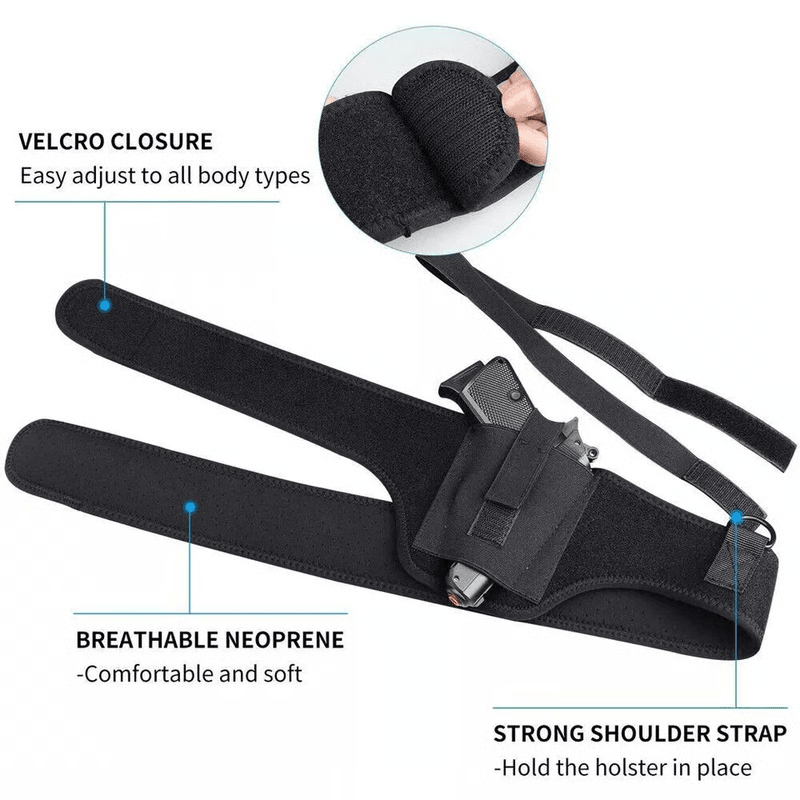 Concealed Carry Holster For Shoulder Waist Comfortable Discreet Daily Carry 2