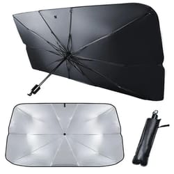 retractable windshield sunshade parasol