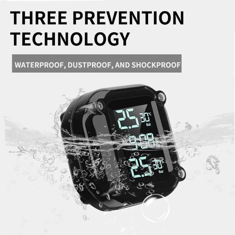 Wireless Motorcycle Tire Pressure Monitor 2