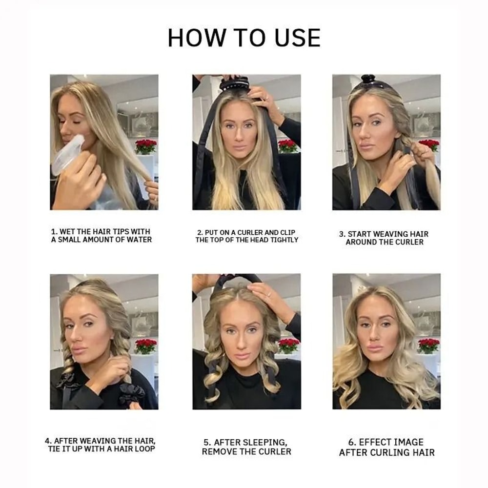 Heatless Wave Curling Set 2