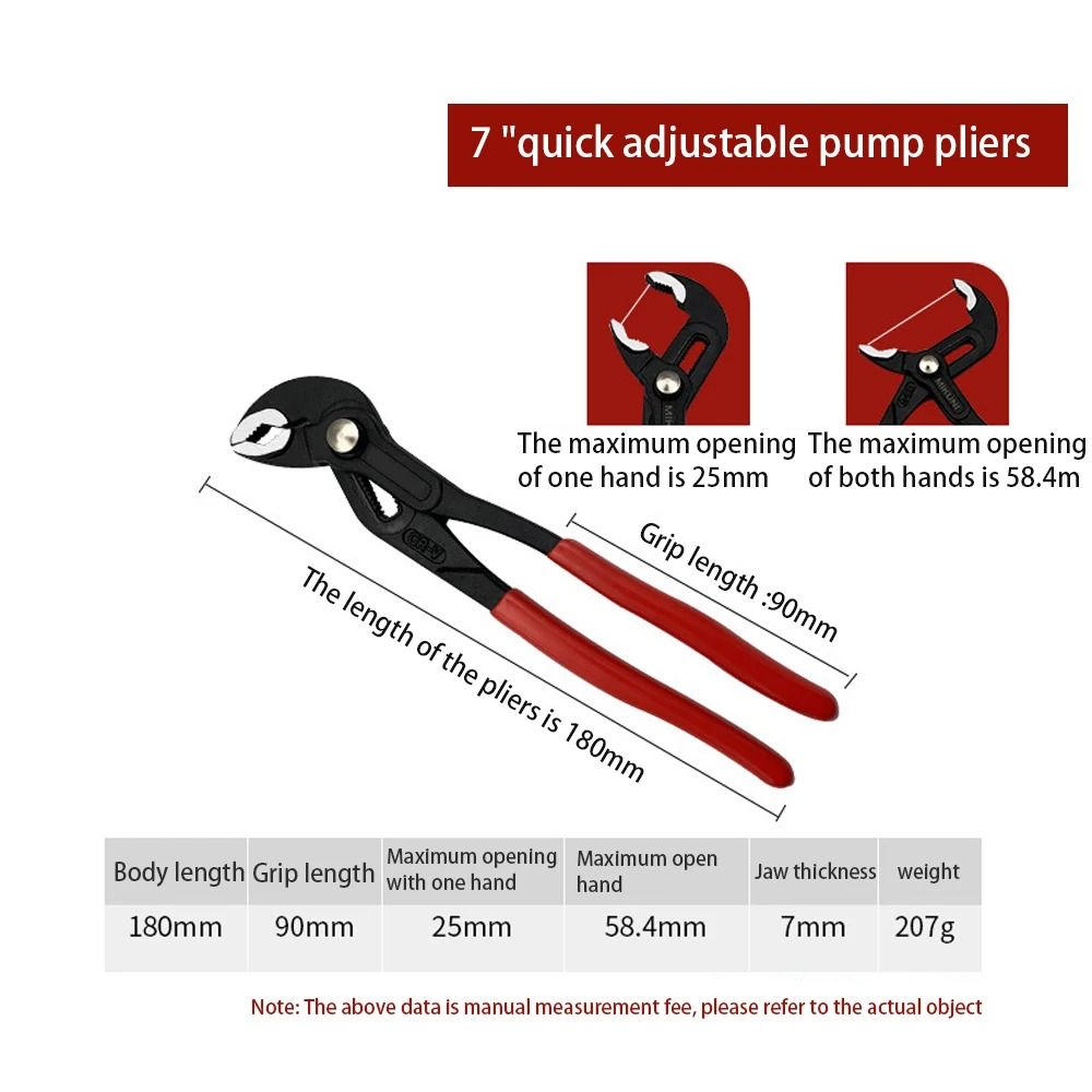 Multifunction Automatic Water Pump Pliers 6