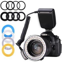 professional macro led ring flash light