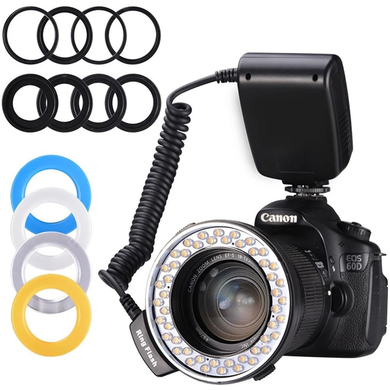 Professional Macro LED Ring Flash Light 0