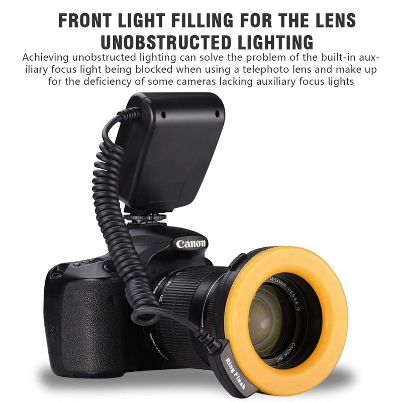 Professional Macro LED Ring Flash Light 4