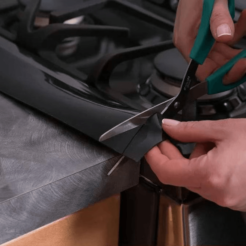 Stove Counter Gap Covers That Block Crumbs Spills And Odors For Easy Cleanup 12