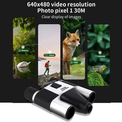 high clear digital recording binoculars