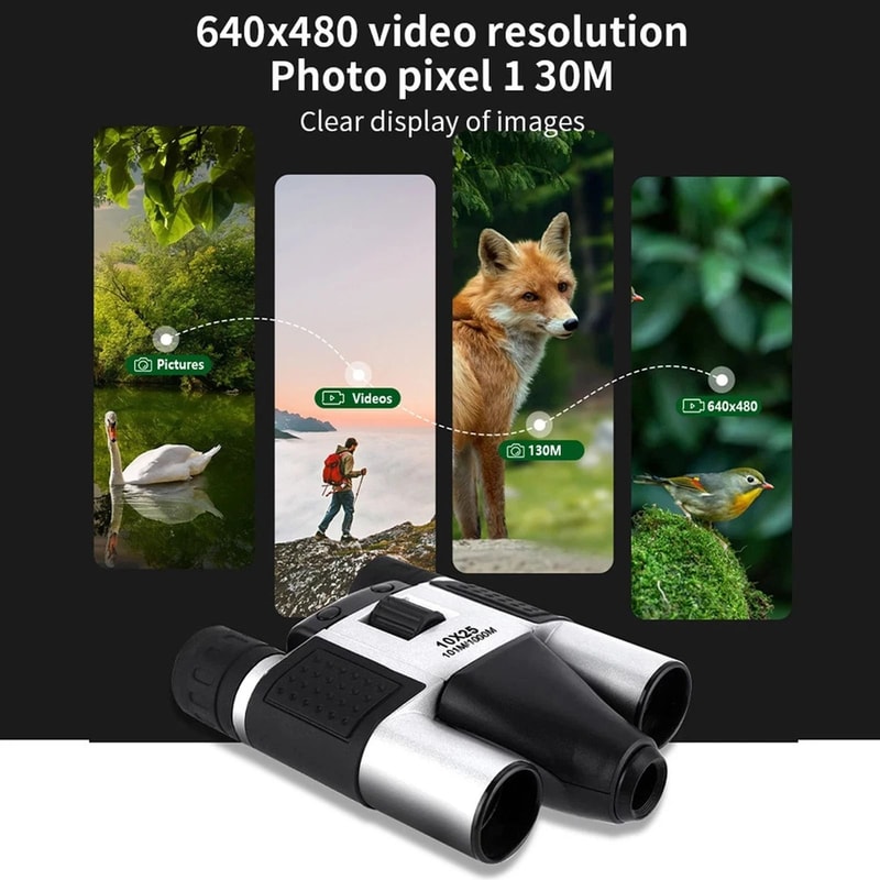 High Clear Digital Recording Binoculars 0