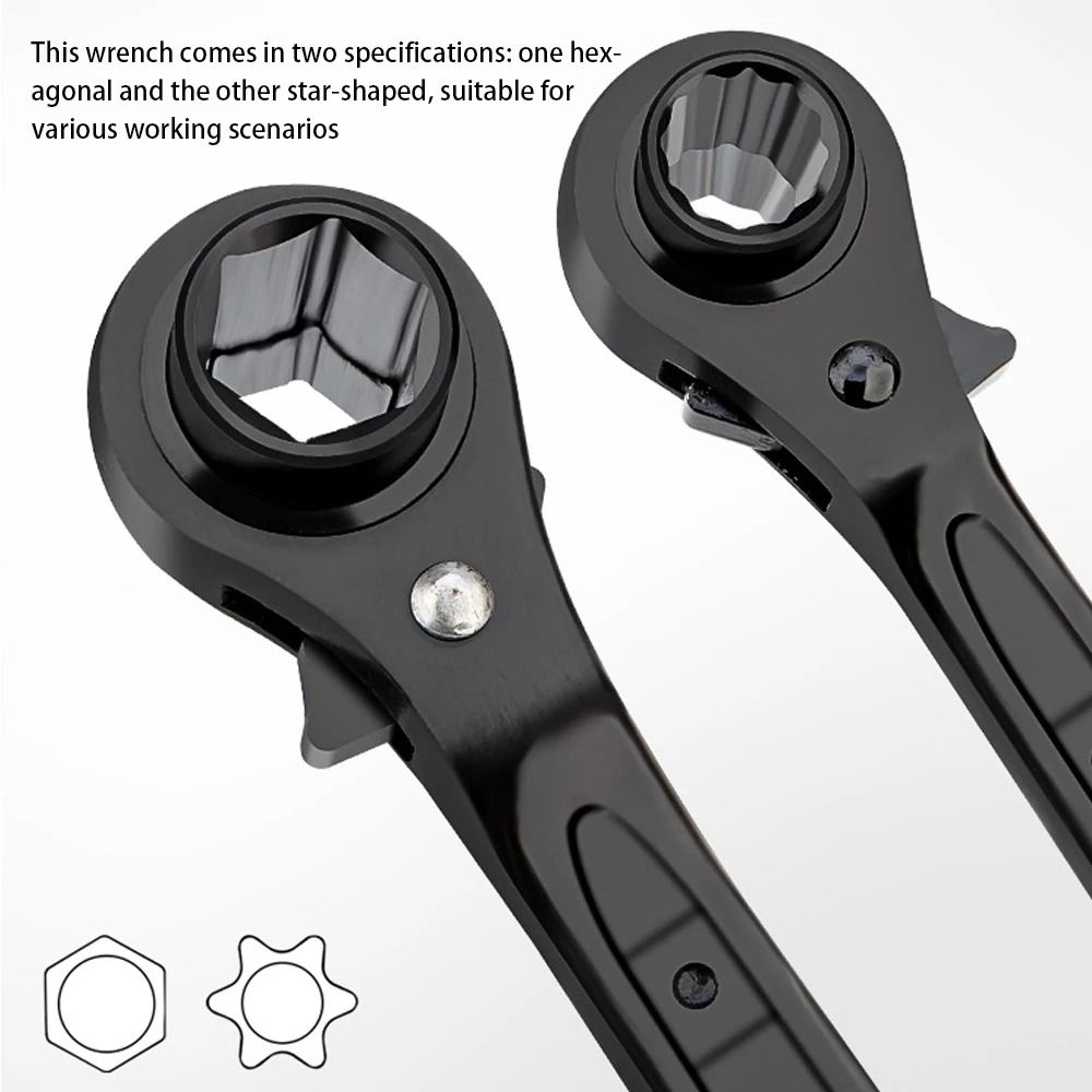 8 In 1 Dog Bone Ratchet Wrench 0