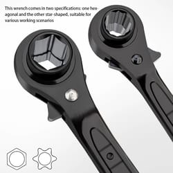 8 in 1 dog bone ratchet wrench