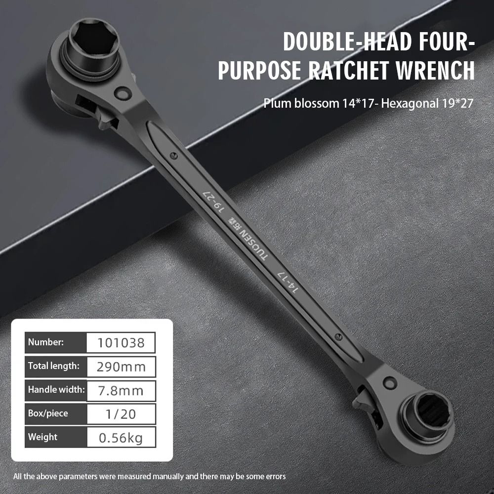 8 In 1 Dog Bone Ratchet Wrench 6