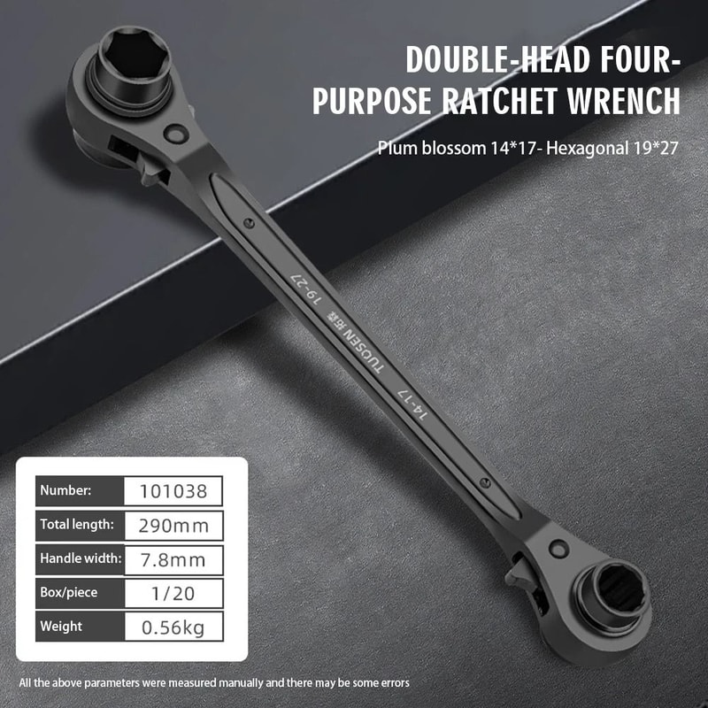 8 In 1 Dog Bone Ratchet Wrench 6