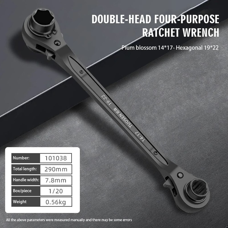 8 In 1 Dog Bone Ratchet Wrench 7