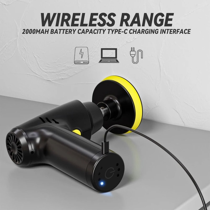 Compact Handheld Electric Car Polisher 5