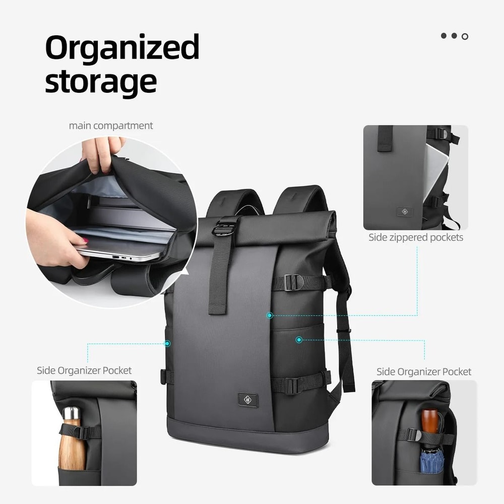 Urban Explorer Waterproof Roll Top Pack 3