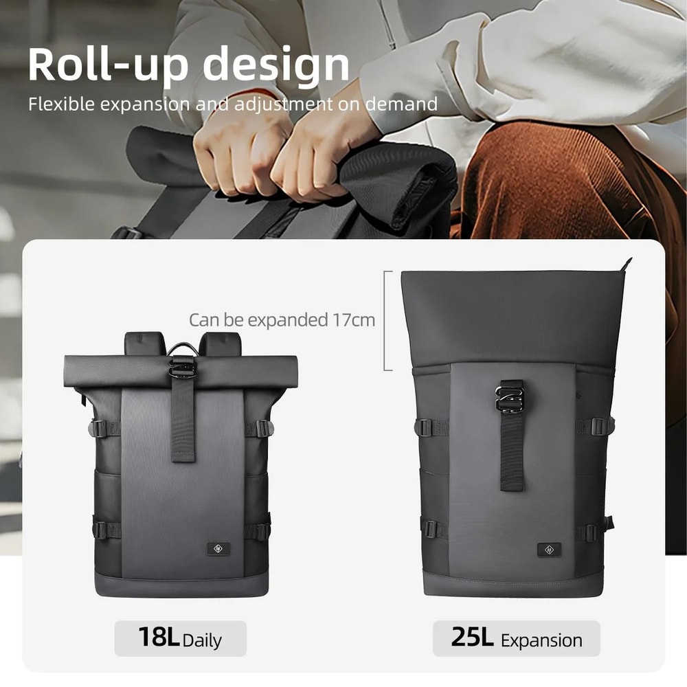 Urban Explorer Waterproof Roll Top Pack 4