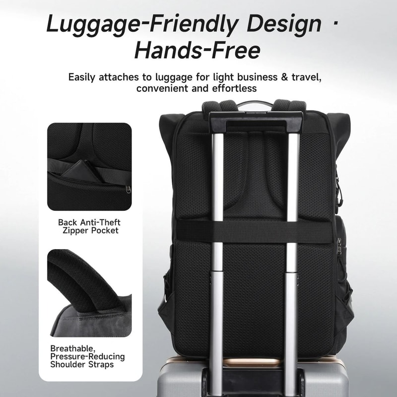 Expandable Waterproof Urban Commuter Back Pack 3