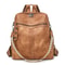 Retro Fashion PU Leather Travel Back Pack 8
