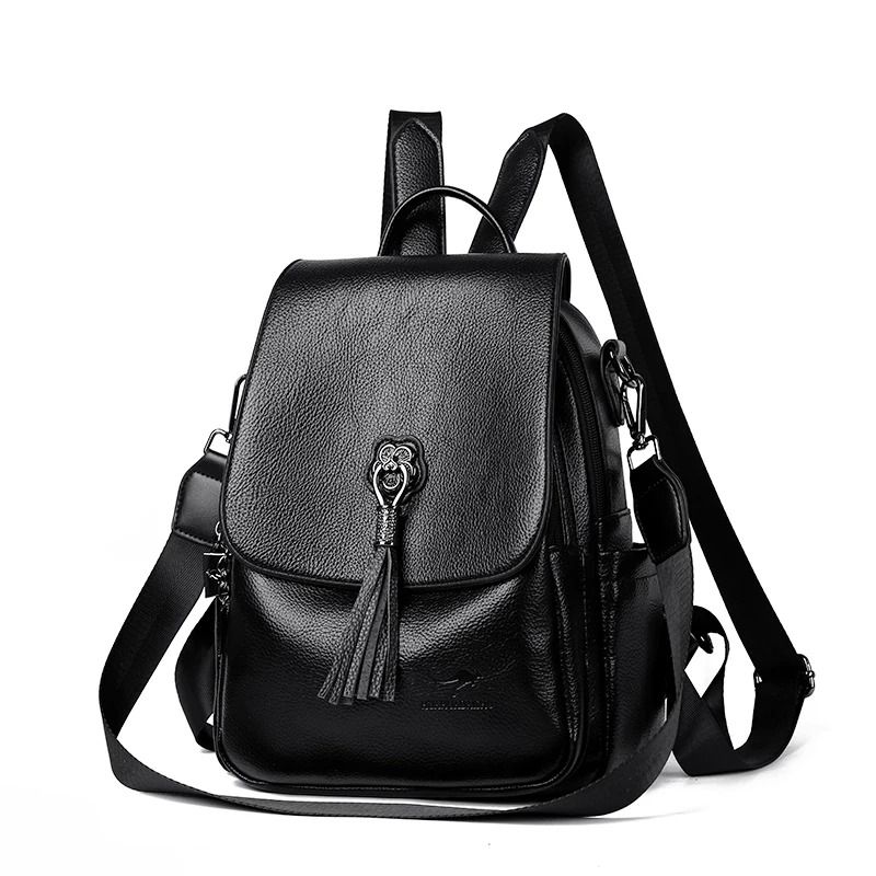 Genuine Leather Casual Commuter Back Pack 9