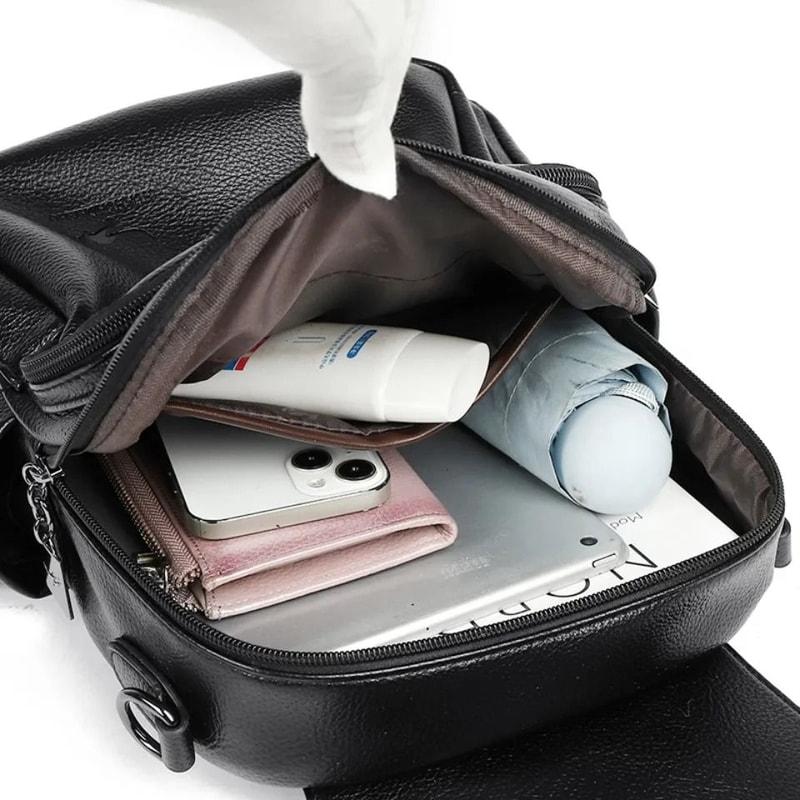 Genuine Leather Casual Commuter Back Pack 5