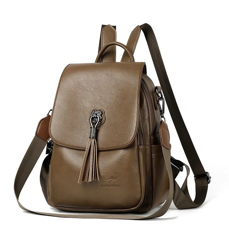 Genuine Leather Casual Commuter Back Pack 8