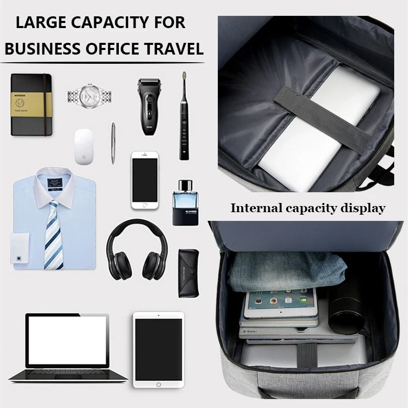 Waterproof Business USB Commuter Back Pack 3