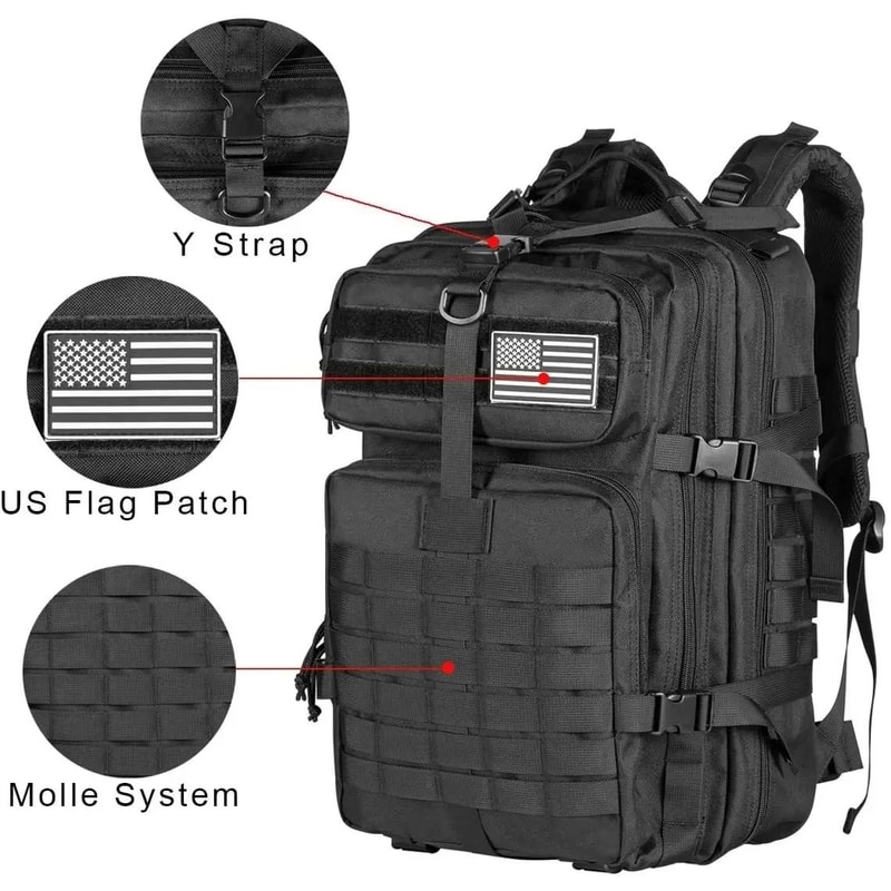 Heavy Duty Tactical Adventure Back Pack 4