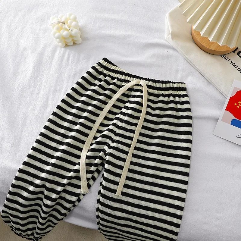 Childrens Breathable Summer Ankle Length Pants 1
