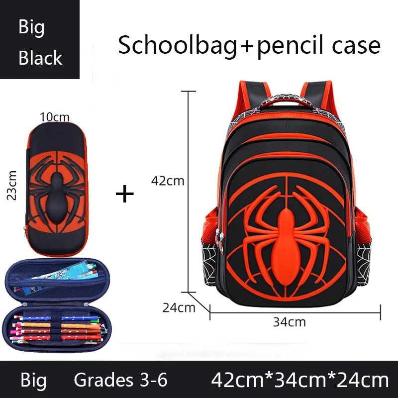 Heroic Spider Waterproof Primary Back Pack Set 10