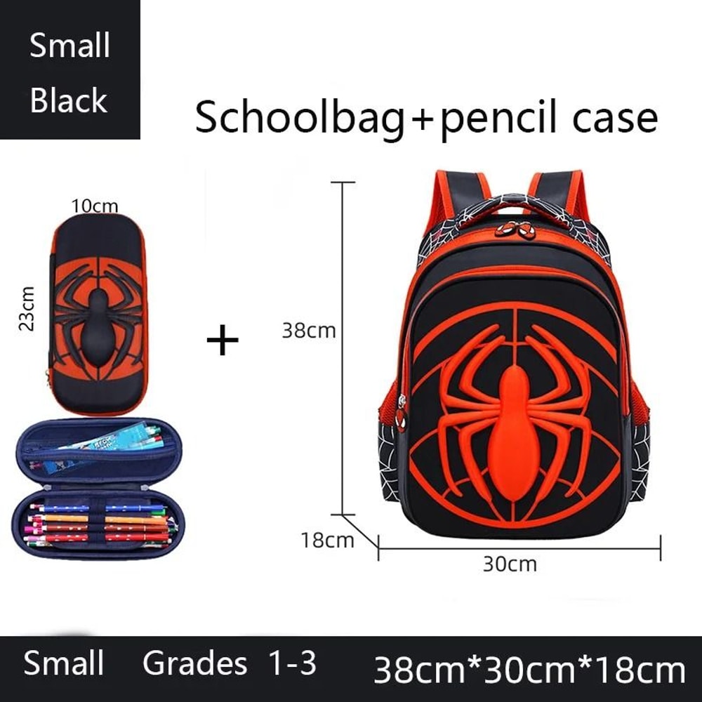 Heroic Spider Waterproof Primary Back Pack Set 8