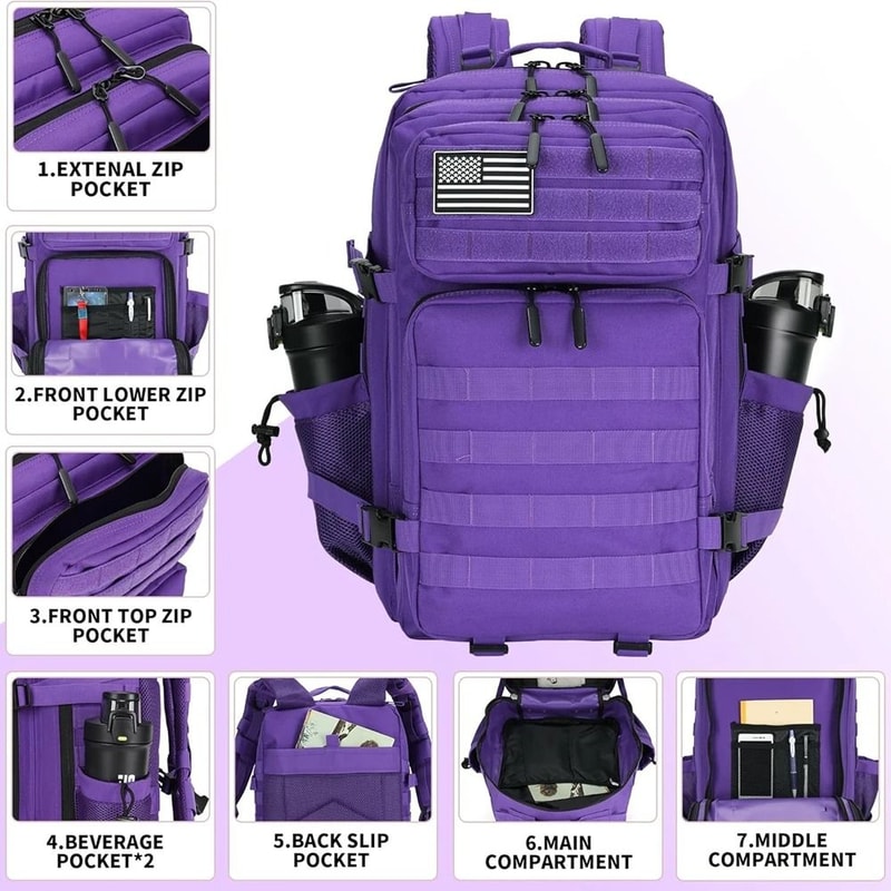 Heavy Duty Tactical 3P Assault Back Pack 3